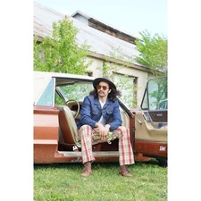 Vintage 60's -70's Plaid Americana Red, White and Blue Seersucker Pants