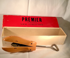 Vintage Wooden Shoe Stretcher Red Head Men  s No 0 Med Fits 8W-10N BOX EUC Decor