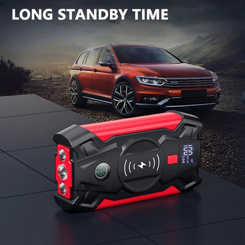 1500A Car Jump Starter Booster Jumper Portable Powerbank Battery Wireless Charge - Picture 13 of 15