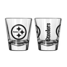 Pittsburgh Steelers Boelter NFL Gameday 2oz Shot Glass(1) FREE SHIP!!