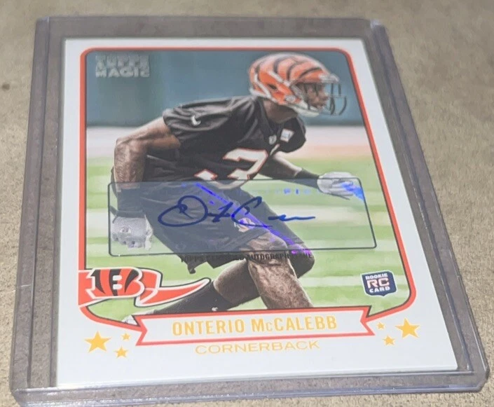 Onterio Mccalebb trading card
