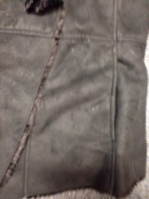 Gilet épais Noir Avec Fausse Fourrure - Dress Barn - Taille S - Neuf Avec étiquettes
