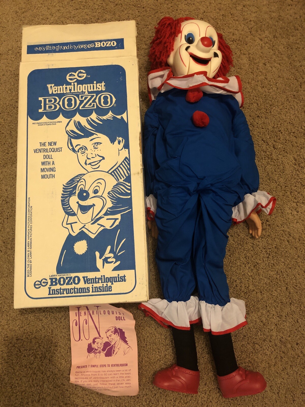 bozo the clown doll 1970