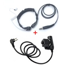 Throat Mic Headset Z Tactical U94 PTT for Motorola CP100 GP68 GP300 GP308 EP450