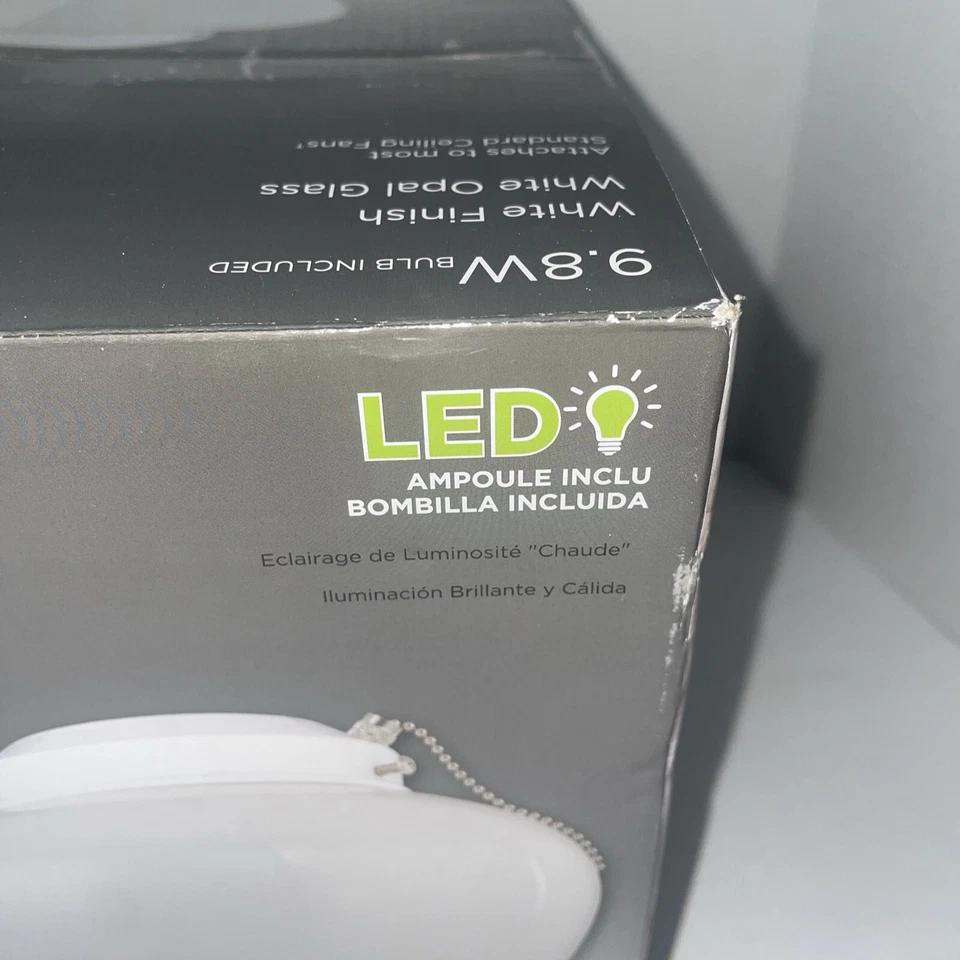 LED Schoolhouse Ceiling Fan Light Kit, Damp Location - WESTINGHOUSE-7785300 - Image 3 of 4