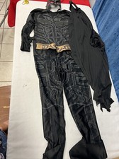 Boys Deluxe Muscle Batman Halloween Costume - The Dark Knight Rises Sz L USED 