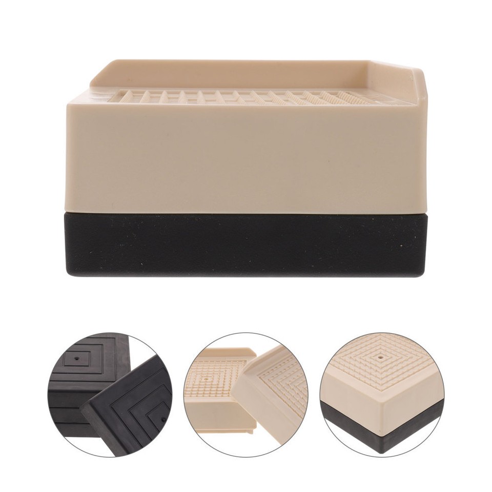 4 Pcs Desk Riser Bed Mat Heavy Duty Furniture Lifter Raisers eBay