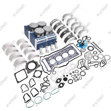Engine Gasket Pistons Overhaul Rebuild Kit for Mercedes-Benz W203 W204 W211 1.8L