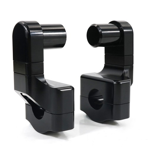 22mm HandleBar Riser Mount Aftermarket Use Fit For Honda CRF150/230L/250L Black - Picture 8 of 12