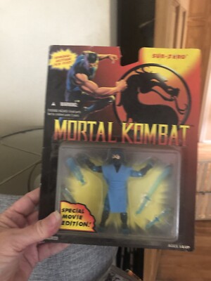 Mortal Kombat Sub-Zero Special Movie Edition Figure Hasbro toy 1994 RARE NICE
