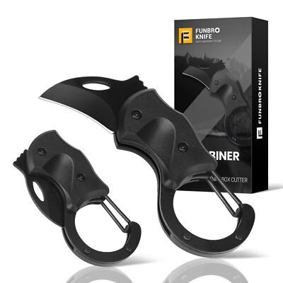 FUNBRO Small Pocket Knife Gift for Men Keychain Box Cutter with