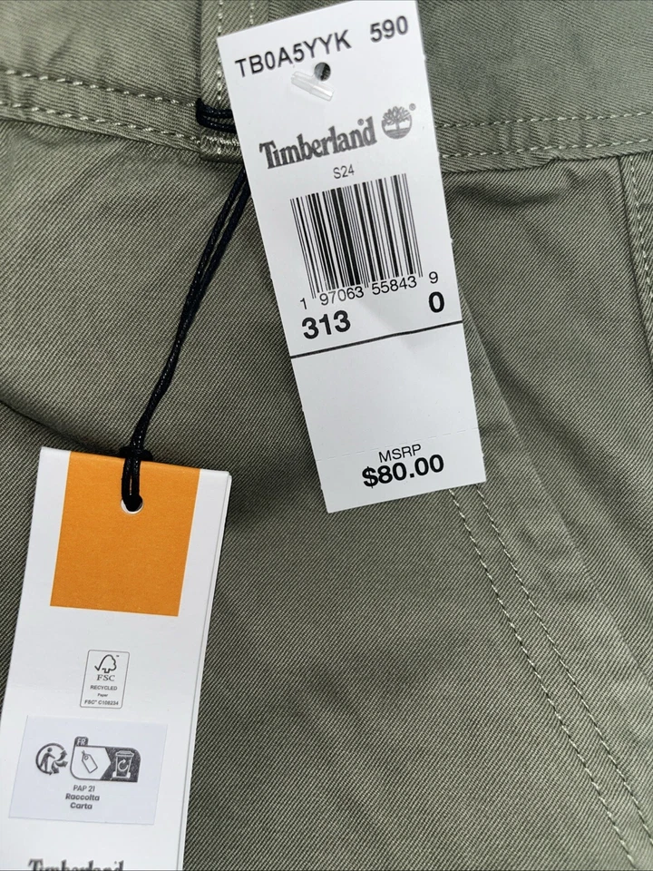 Timberland 工装裤 31x30 绿色 — 第 2/3 张图片