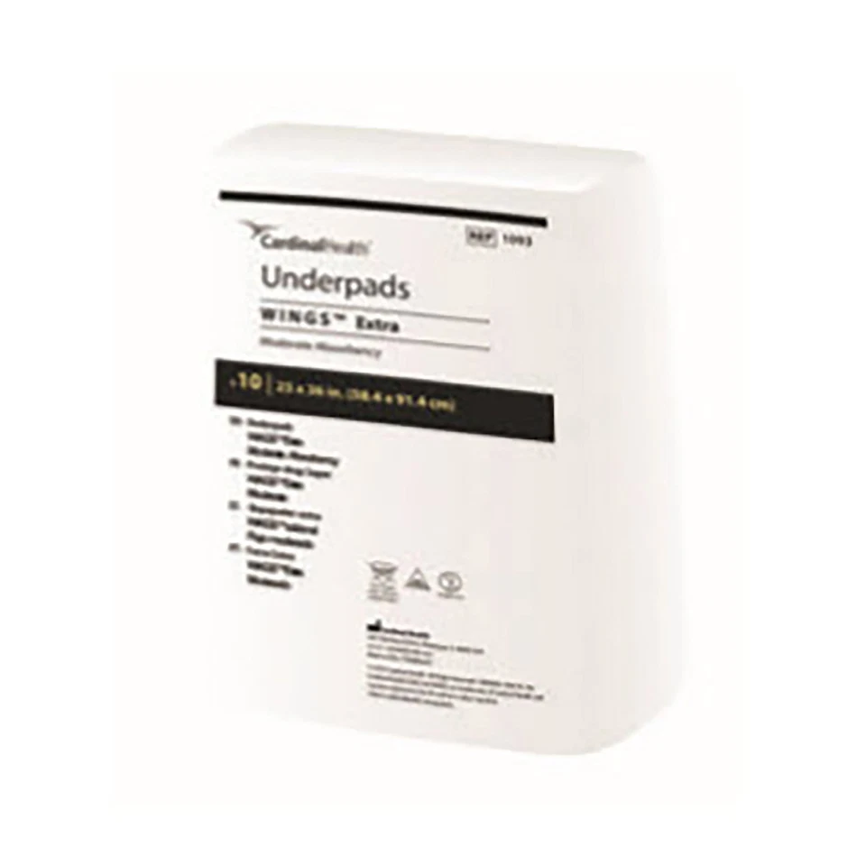 CARDINAL HEALTH-PR Cardinal Health Underpads Wings Basic 23" x 36" CA of 150