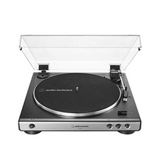 Audio-Technica At-LP60X-GM Fully Automatic Belt-Drive Stereo Turntable, Gunmetal
