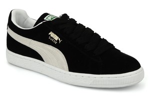 puma suede black size 6