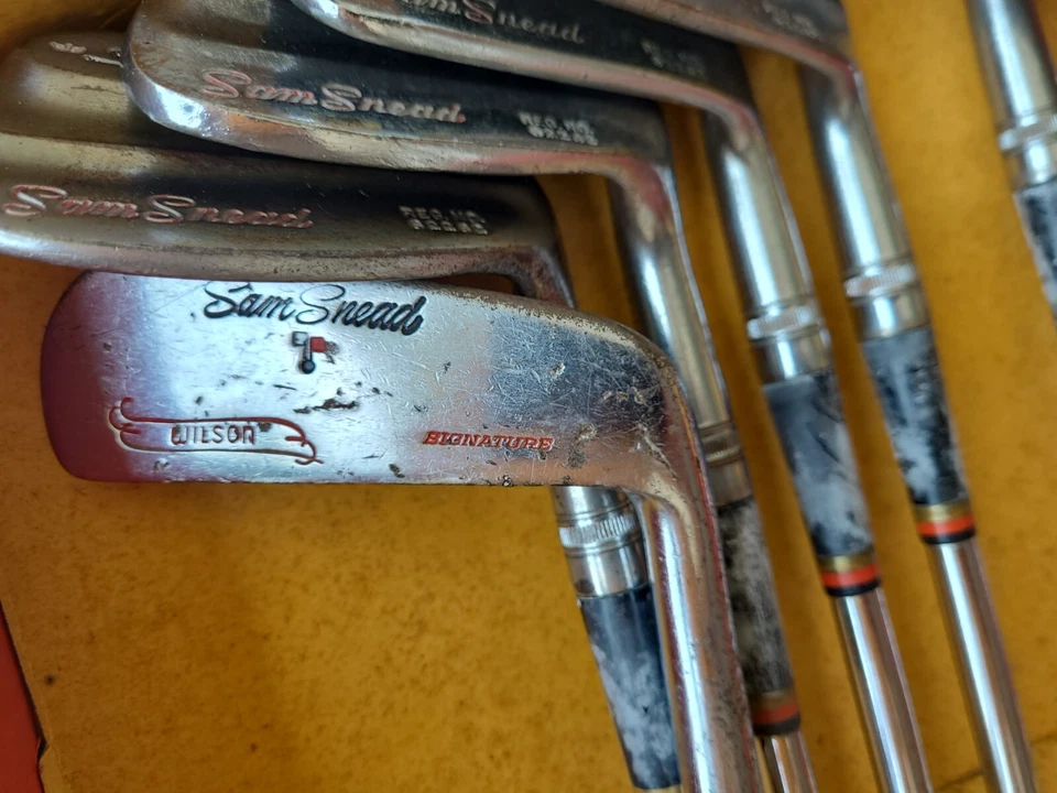 Wilson Ad Display Box Sam Snead Signature Irons 3-9 & Putter Greenbrier Hotel - Image 4 of 4