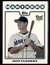Jeff Clement *ROOKIE CARD* (RC) 2008 Topps #286. rookie card picture