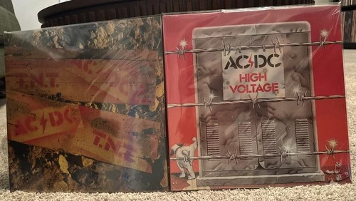 AC/DC TNT & HIGH VOLTAGE Vinyl Record Lot Pop Up Shop Tour Exclusives 2024/2025