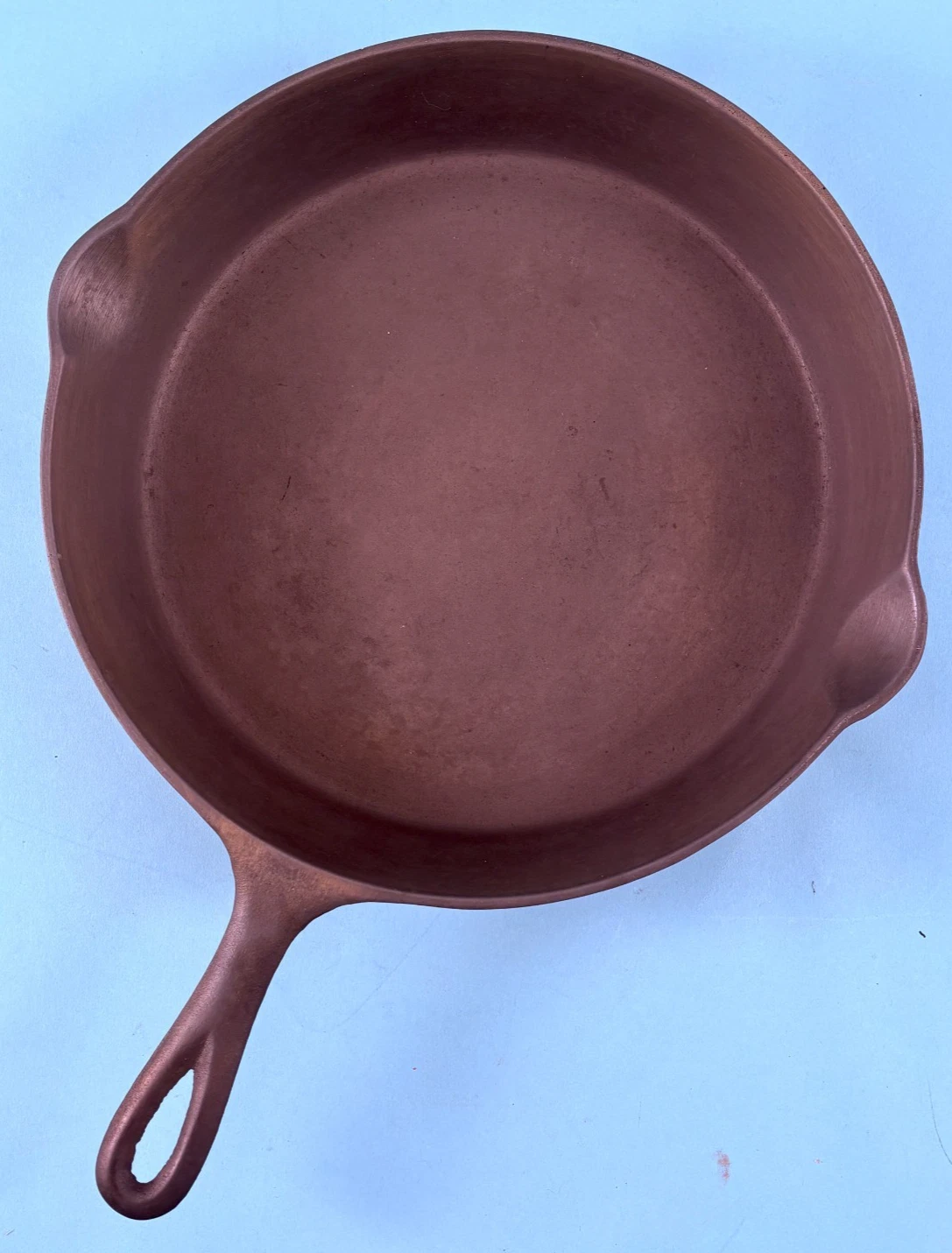 Vintage Cast Iron #8 LODGE 3-NOTCH 10.5" SKILLET ~ Restored ~ Seasoned ~SMOOTH