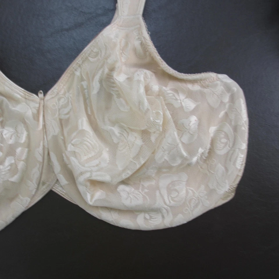 Sujetador Wacoal para mujer 44G beige conciencia con aros cobertura completa jacquard 85567 Foto 4 de 4