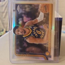 topps chrome Tyrese Haliburton refractor #3 Indiana Pacers 2025-26