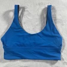 Lululemon Reversible Align Sports Bra  Nulu Poolside/Navy Womans Size 8 W2DA8S