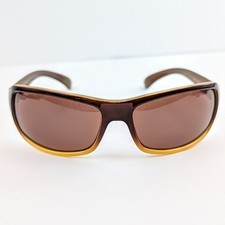 Hobie Malibu Polarized Sunglasses Brown Amber Two-Tone 61-17-135 Excellent