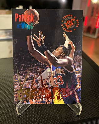 Topps 1995 Stadium Club Beam Team Patrick Ewing New York Knicks #18/27