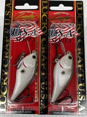 Flatside Crankbaits by Lucky Craft, Lot of 2, KJ Flat 1.5, 3/8 oz., New