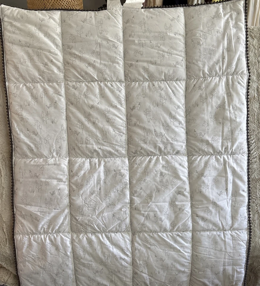 Disney Baby Winnie The Pooh Tigger Piglet Reversible Comforter Blanket Baby NICE - Image 2 of 4