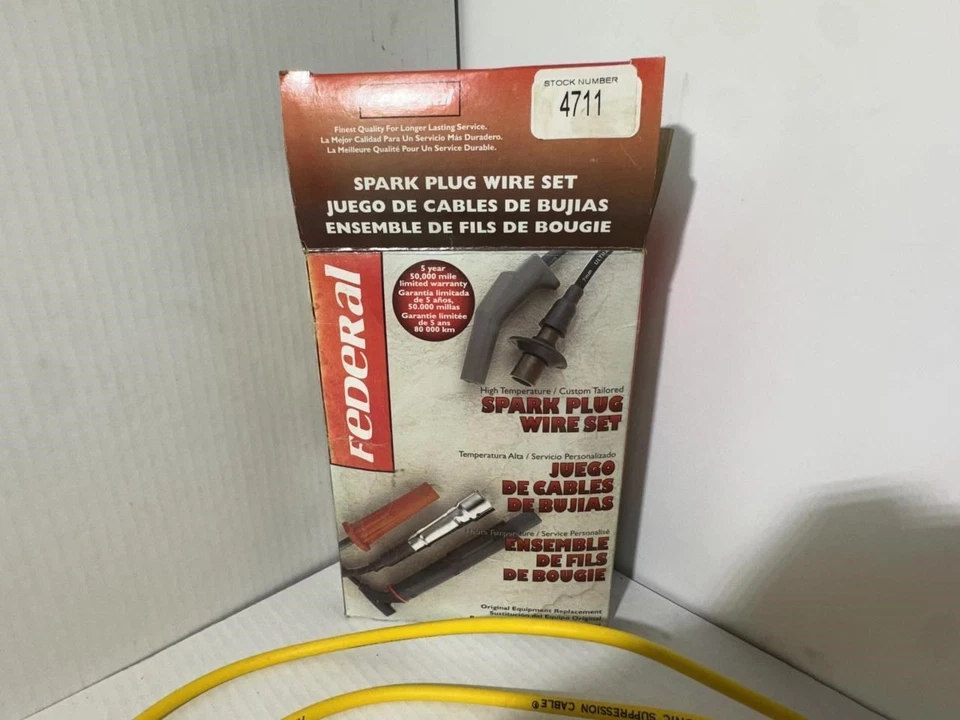 Juego de cables de bujías Federal 4711 para Honda Accord Civic Prelude 75-83 Foto 3 de 3
