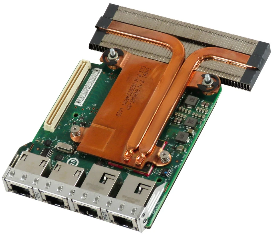 DELL 098493 I350 QUAD PORT 2X 10GB 2X 1GB R620 R720 R720XD R820 - Immagine 2 di 2