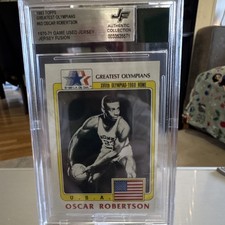 Topps 1983 History's Greatest Olympians Oscar Robertson #63 Beckett Graded