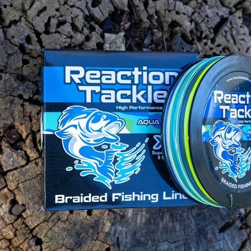 Reaction Tackle Geflochtene Angelschnur / Braid - Aqua Camo 4 und 8 Stränge - Bild 2 von 113