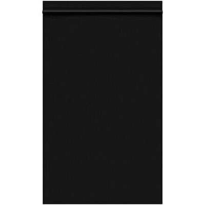Resealable Poly Bag, 5 x 8 Inch, 1000 Pack, 2 Mil, Black, Lock Seal Zipper