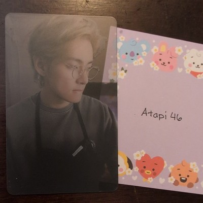BTS V Taehyung Official Layover Weverse Early Bird POB card Photocard PC