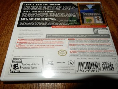 北米版new3DS専用 マインクラフト Minecraft for New Nintendo 3DS - Nintendo 3DS for sale online | eBay