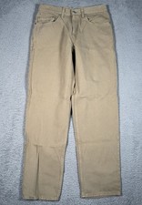 Vintage Levis 550 Relaxed Fit Straight Leg Beige Jeans Size 32x32 Made In USA
