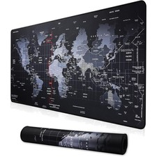 Large 35.4x15.7 Gaming Mouse Pad with Smooth Surface  Rubber Base