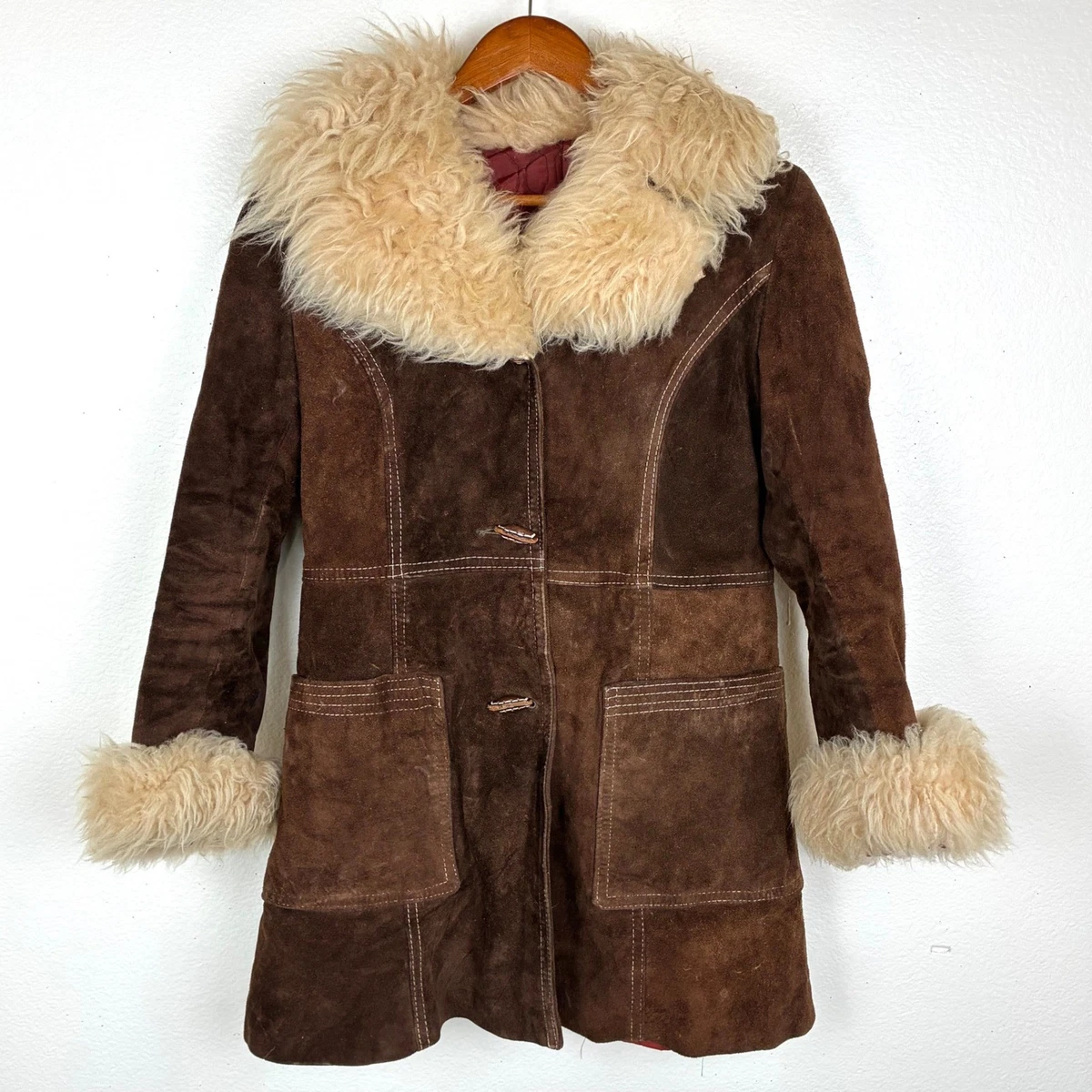 Suede Coat Vintage Coats, Jackets & Vests for Women for sale | eBay