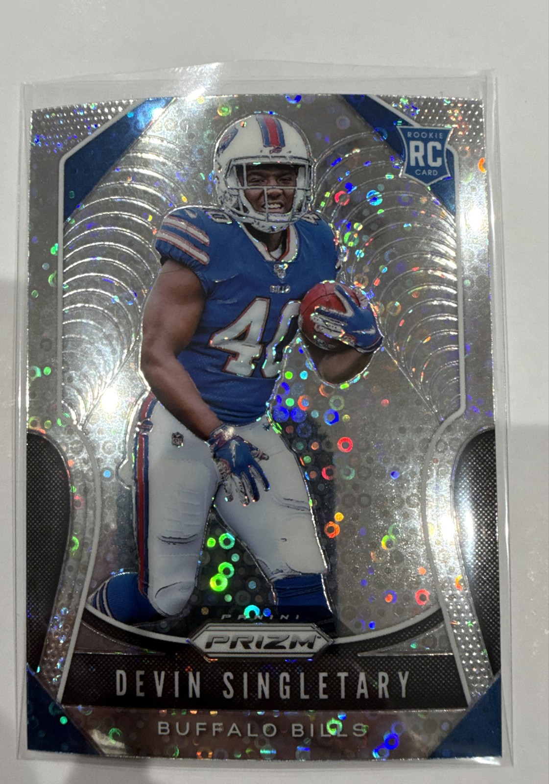 2019 Panini Prizm - Rookies Devin Singletary #335 Disco Prizm (RC) Giants