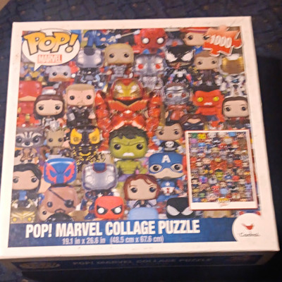 Cardinal Funko POP! Marvel Universe Collage 1000-Piece Cardboard Jigsaw