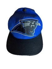 Vintage Apex One Carolina Panthers Hat NFL Blue Authentic Pro Line Large