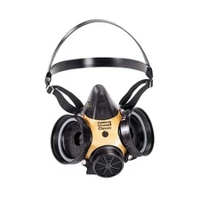 Msa Safety 808076 Half Mask Respirator, Comfo Classic, Softfeel Hycar,