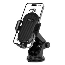 iHome Car Mount, Dashboard/Windshield/Vent Mount, Swivel Neck, Silicone Grip, Ad