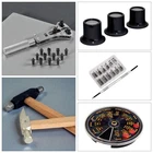 239pc Watch Repair Tools Case Opener Watchmakers Hammers Eye Loupes Spring Bars