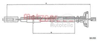 Metzger Autoteile Kupplungsseil Kupplungszug 10.315 FüR VW Golf Jetta 17 155 16
