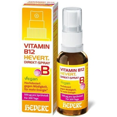 2x VITAMIN B12 HEVERT Direkt-Spray 30 ML