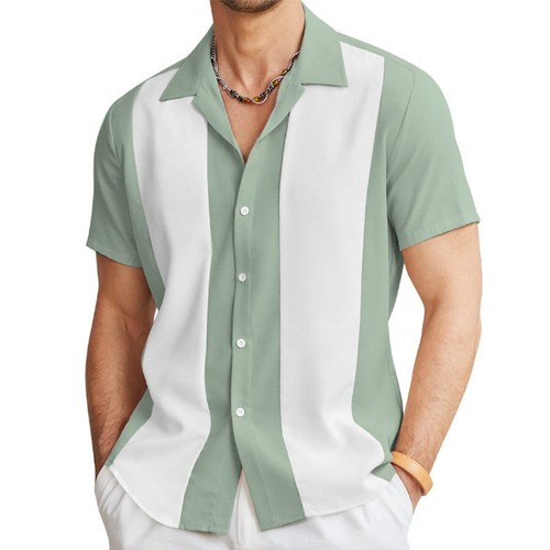 Comfy Men Shirt Tops Button Down Casual Daily Hawaiian Holiday Loose Regular - Picture 9 of 16