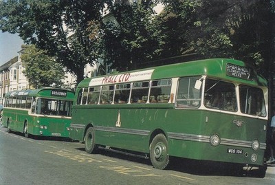 Postkarte Leyland Tiger Cub Bus am Broadway [King Alfred Busse] Meine Ref QW